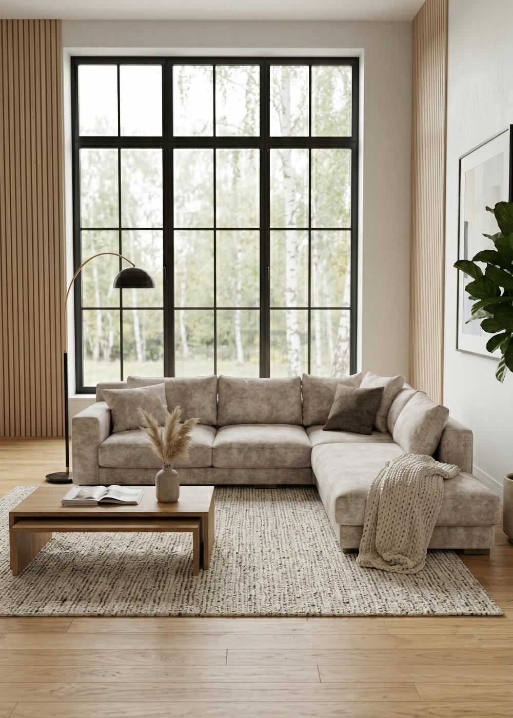Linus L-Shaped Sectional Zoya 2