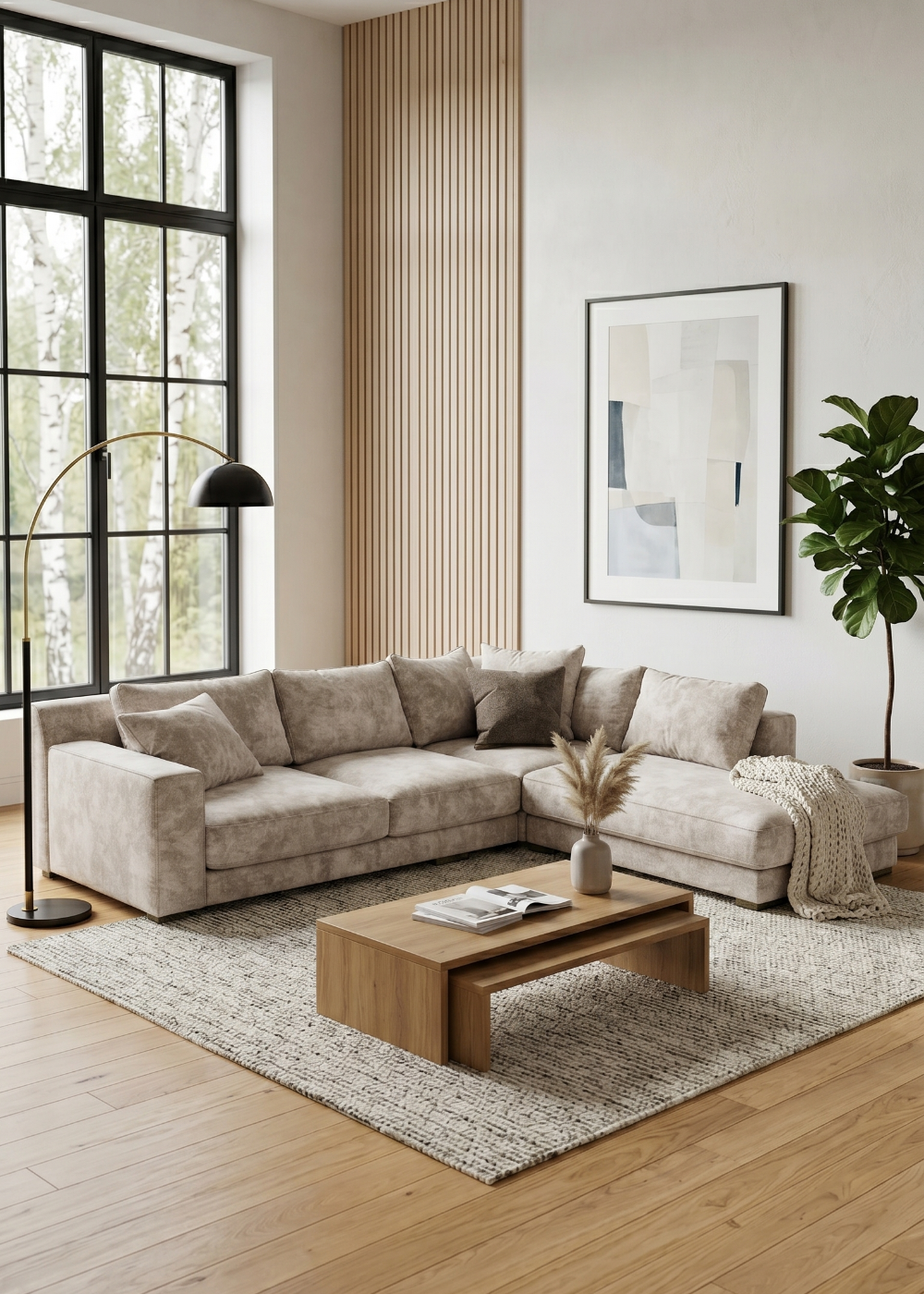 Linus L-Shaped Sectional Zoya 2